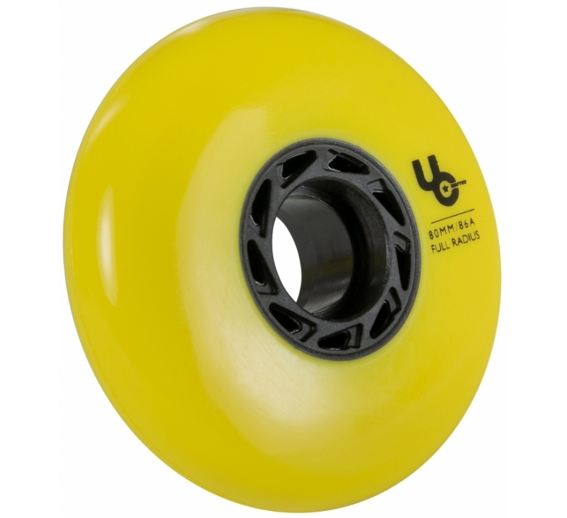 406186 UC Undercover Blank Yellow 80mm 86A Full wheel 2019 view3